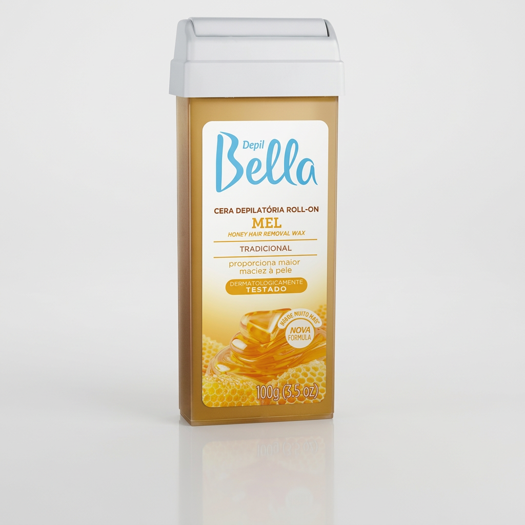 CERA DEPILADORA ROLL- ON CON MIEL 100g - DEPIL BELLA