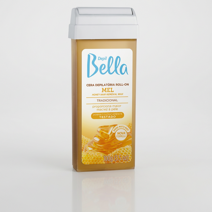 CERA DEPILADORA ROLL- ON CON MIEL 100g - DEPIL BELLA