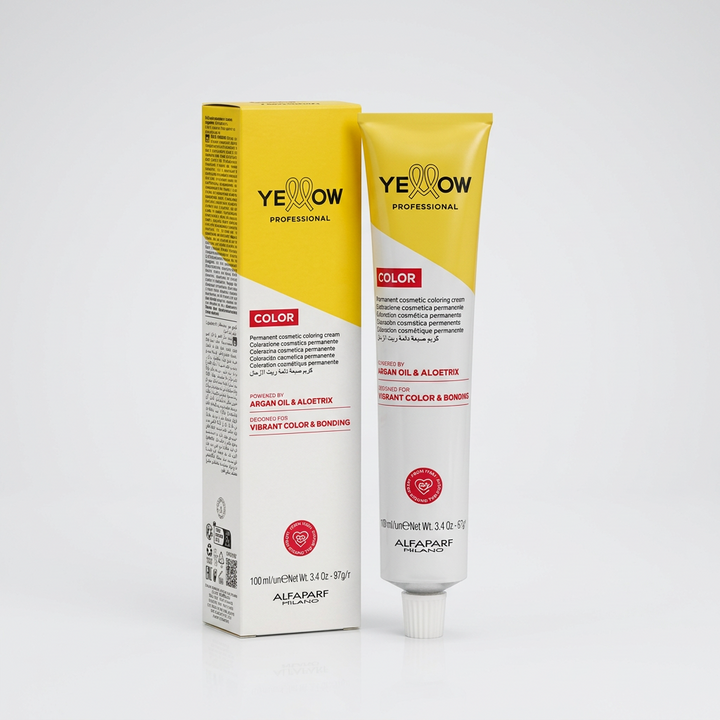 Tinte Yellow Alfaparf 100ml + Peróxido de 20 Volúmenes 150ml