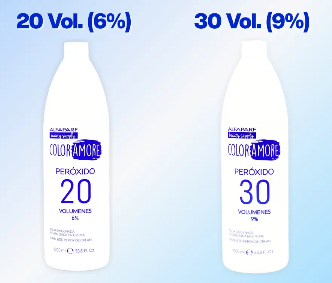 Decolorante Color Amore 9 Tonos 500g + Peróxido 1 L Alfaparf