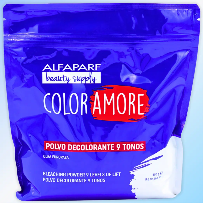 Decolorante Color Amore 9 Tonos 500g + Peróxido 1 L Alfaparf