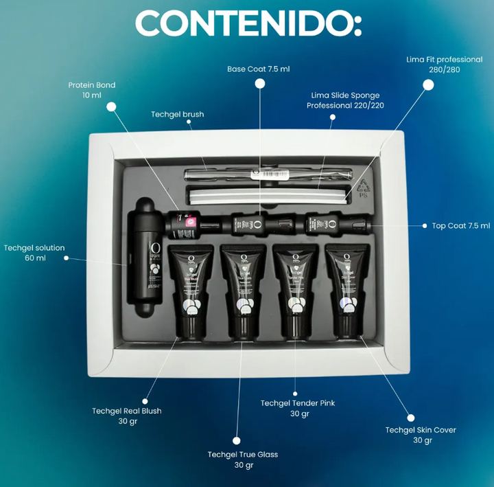 KIT NAIL SYSTEM TECHGEL ORG