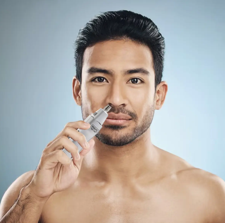 Kit Máquina Rasuradora Inalámbrica para Cabello y barba y Máquina recortadora nariz y oidos WAHL