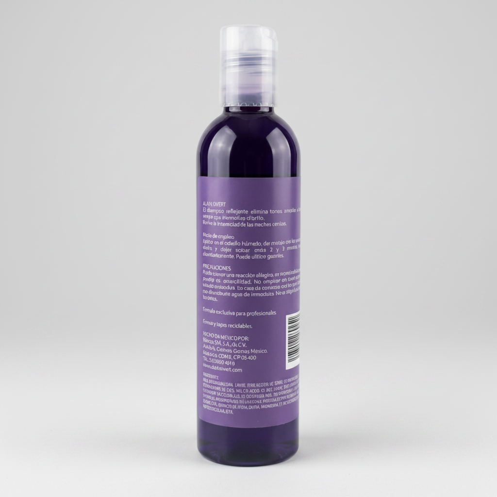 Shampoo Matizador Azul 260 ml - ALAIN SILVERT