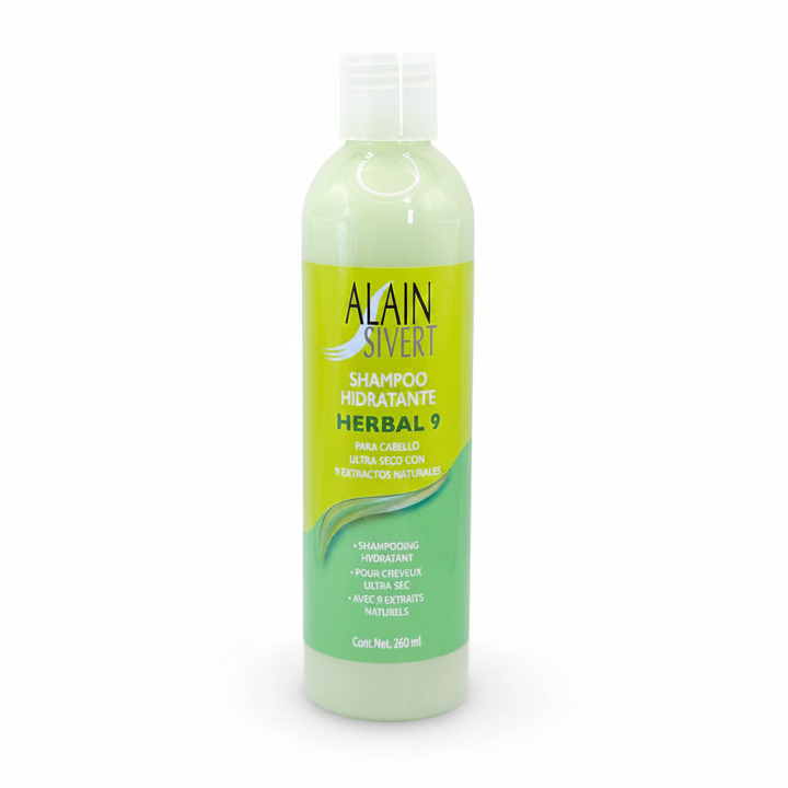 Shampoo Hidratante Herbal 9  260 ml - ALAIN SILVERT