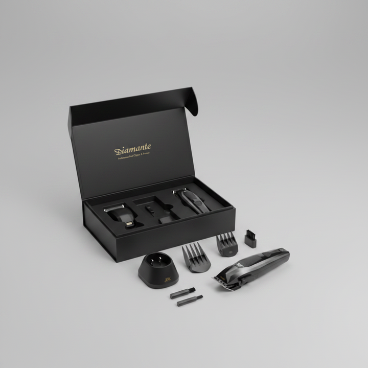 DIAMANTE CLIPPER & TRIMMER COMBO COLOR NEGRO - JRL