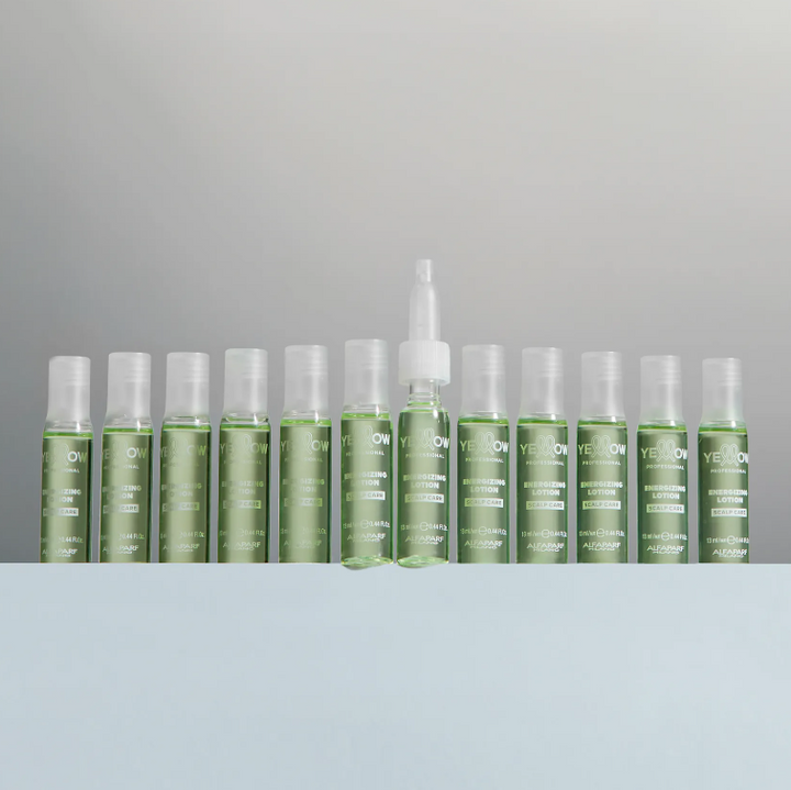 Energy Lotion Scalp Anticaída 12 Ampolletas con 13 ml c/u- YELLOW ALFAPARF
