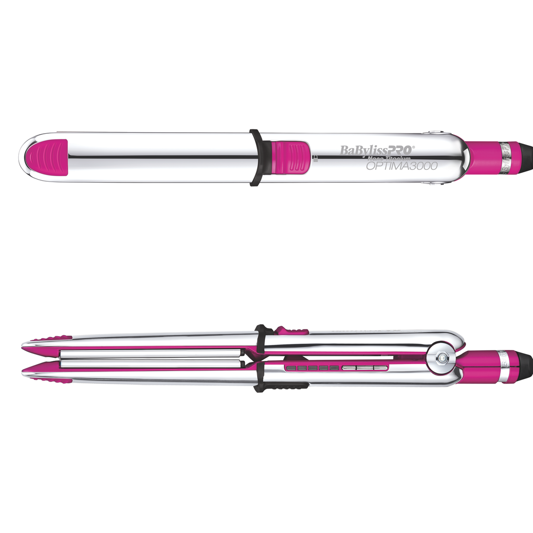 Planchas Optima 3000 y 2000 de 3.17 cm y 2 cm Pink Combo BaBylissPRO BASPPK2ES