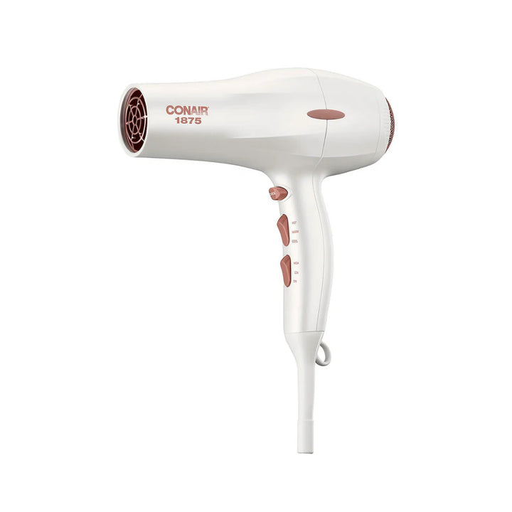 Secadora Blanca Iónica Turbo de 1875 W Conair 530WESME-1