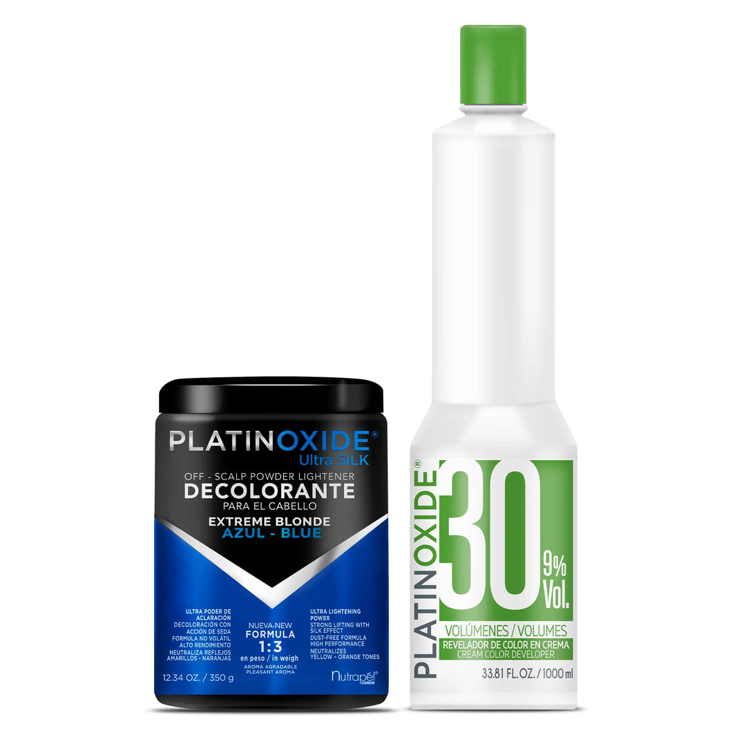 Decolorante Platinoxide + Peróxido 30 Volumenes