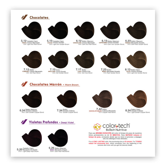 Color Tech Color Codes Gama de Colores Color Tech Nutrapel – Distribuidora Alhóndiga