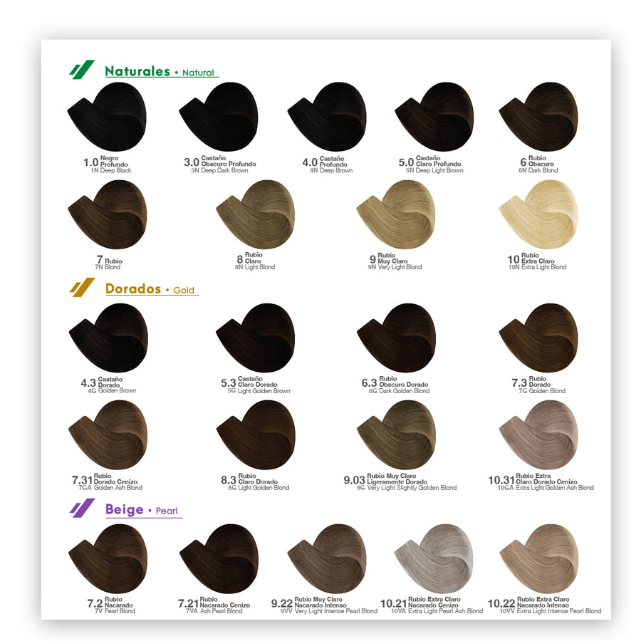 Gama de Colores Color Tech Nutrapel – Distribuidora Alhóndiga