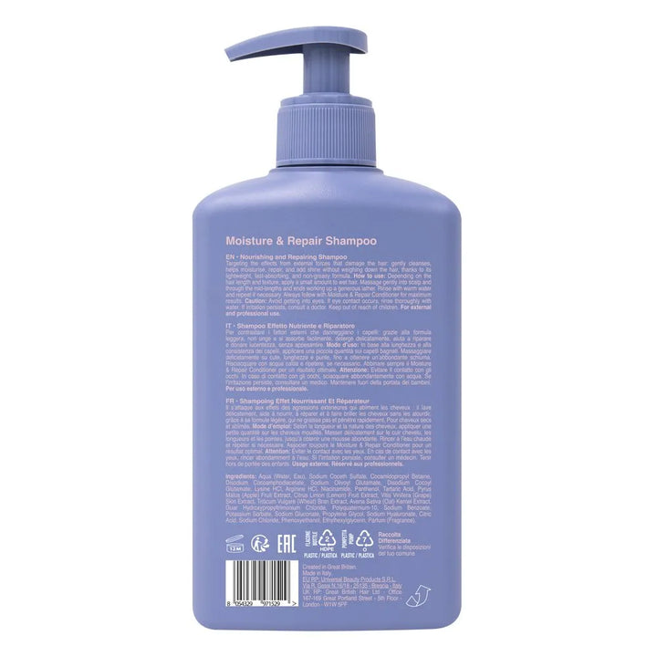 Shampoo Moisture & Repair (Hidratación y Reparación) Climaplex 400 ml