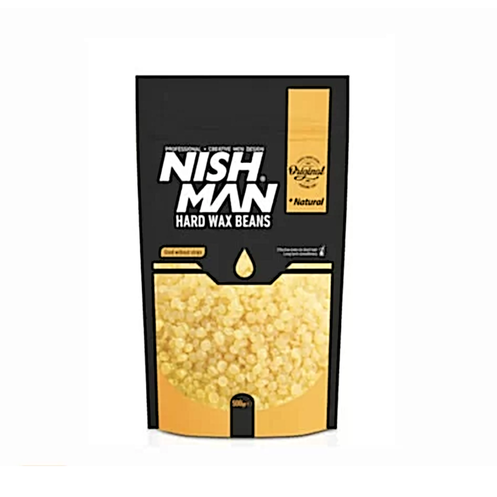 Cera para Depilar Granulada Natural Profesional NISH MAN 500 g