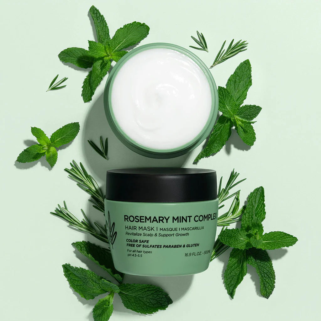 Mascarilla Revitaliza y Promueve el Crecimiento Rosemary Mint Complex Luseta 500 ml