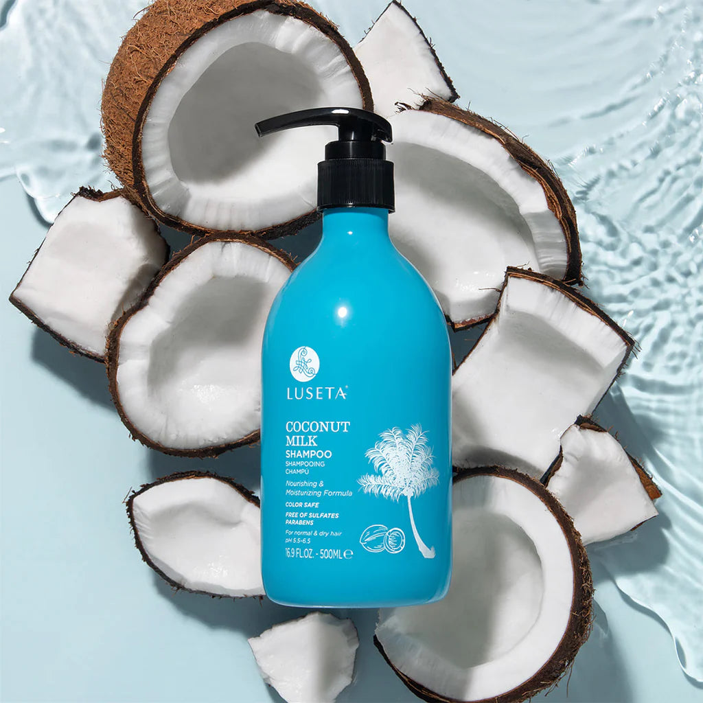 Shampoo Nutritivo e Hidratante Coconut Milk Luseta 500 ml