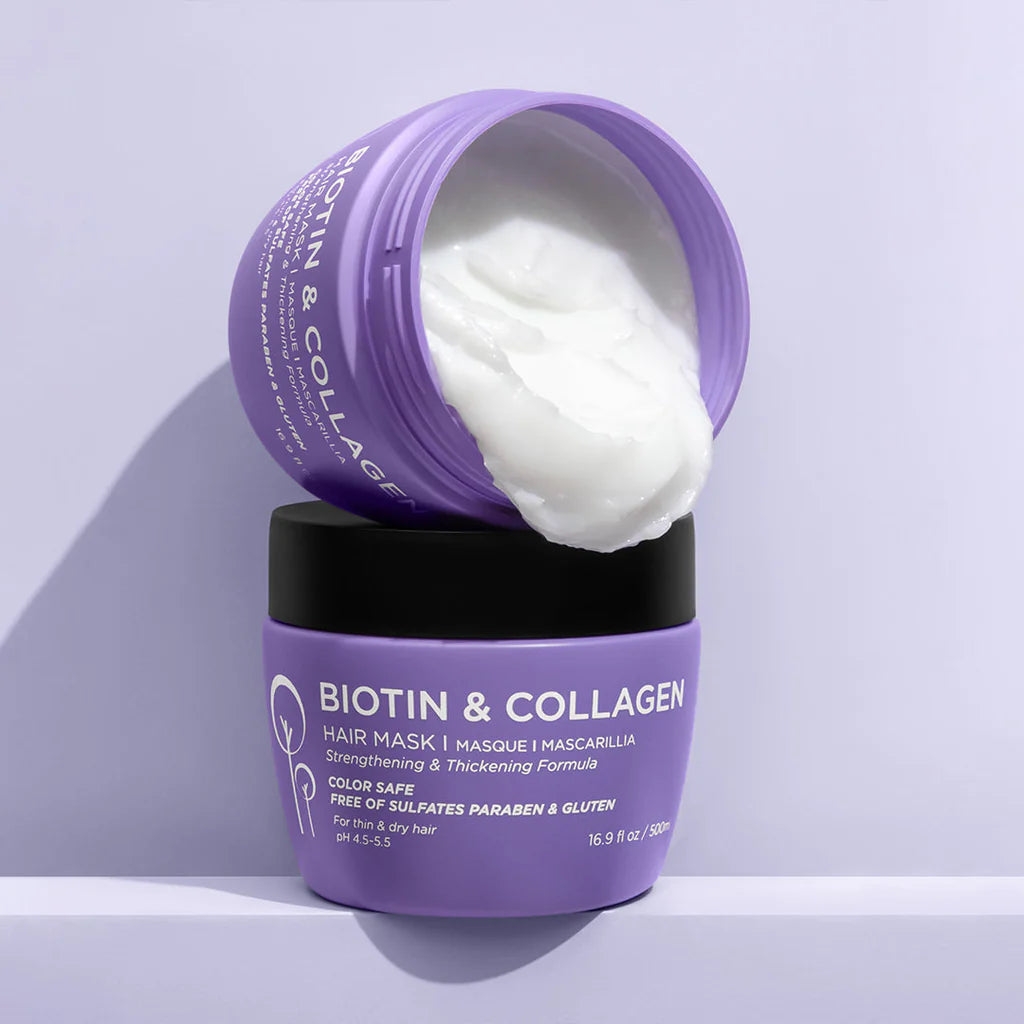 Mascarilla Fortalecimiento y Engrosamiento Biotina & Collagen 500 ml