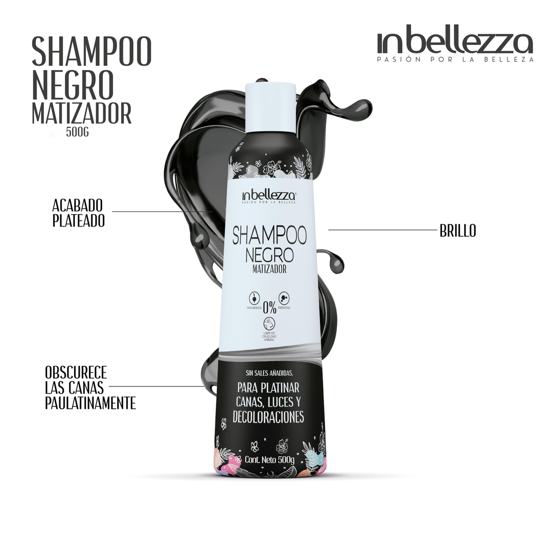 Shampoo Matizador Negro in bellezza 500g