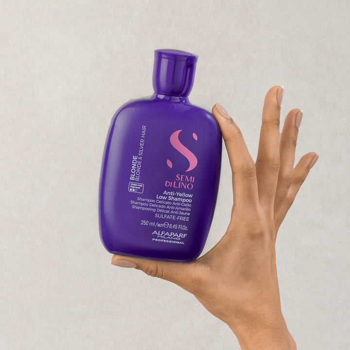 Anti Yellow Low Shampoo Matizador Semi Di Lino Alfaparf 250 ml
