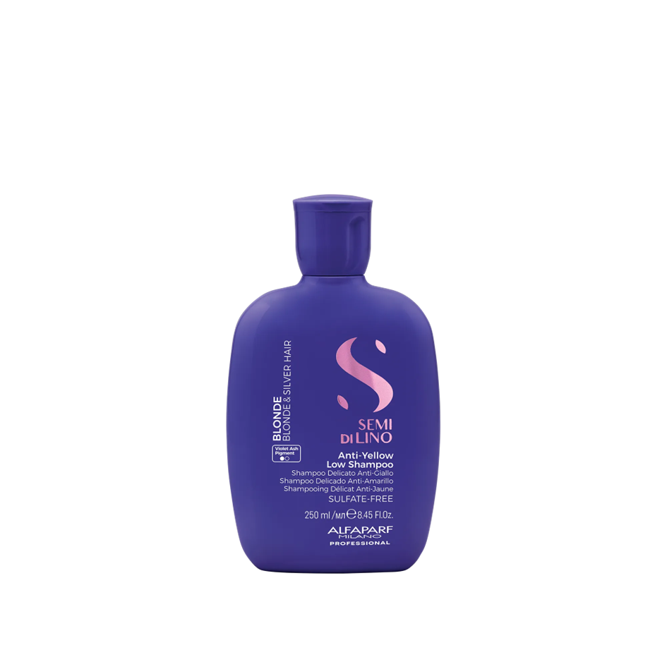 Anti Yellow Low Shampoo Matizador Semi Di Lino Alfaparf 250 ml