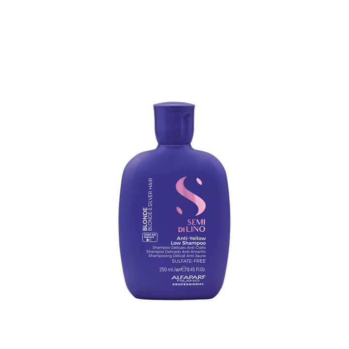 Anti Yellow Low Shampoo Matizador Semi Di Lino Alfaparf 250 ml