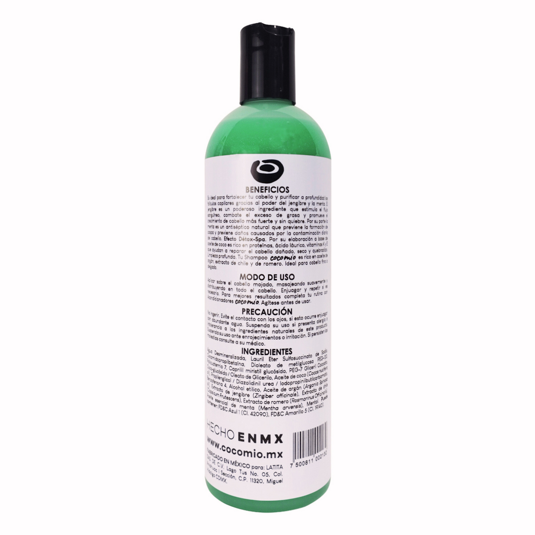 Shampoo Mayor Fuerza Coco-Jengibre Coco Mio 500 ml