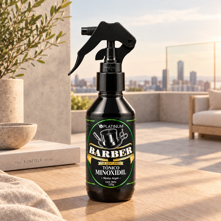 Tónico con Minoxidil, Argán y Áloe 120 g - BARBER