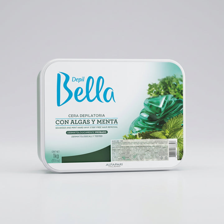 CERA DEPILATORIA CON ALGAS Y MENTA 1 kg - DEPIL BELLA ALFAPARF