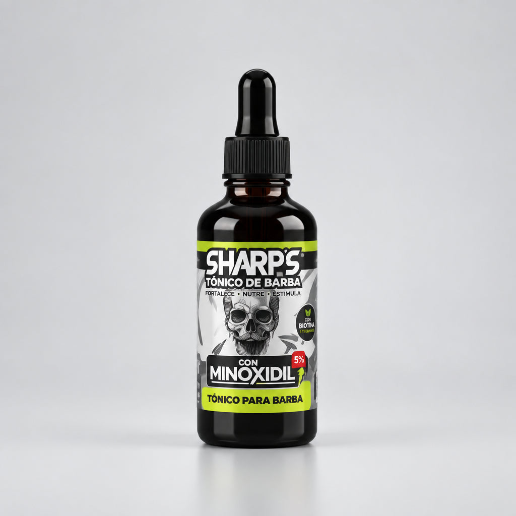 Tónico para Barba con Minoxidil 30ml - SHARP´S