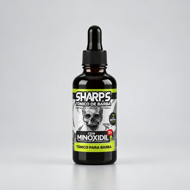 Tónico para Barba con Minoxidil 30ml - SHARP´S