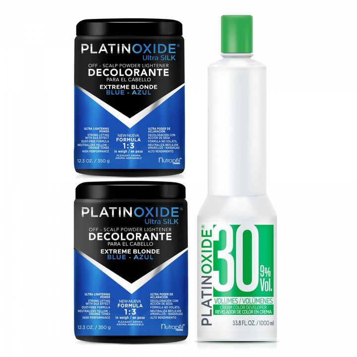 Decolorante Platinoxide + Peróxido 30 Volumenes