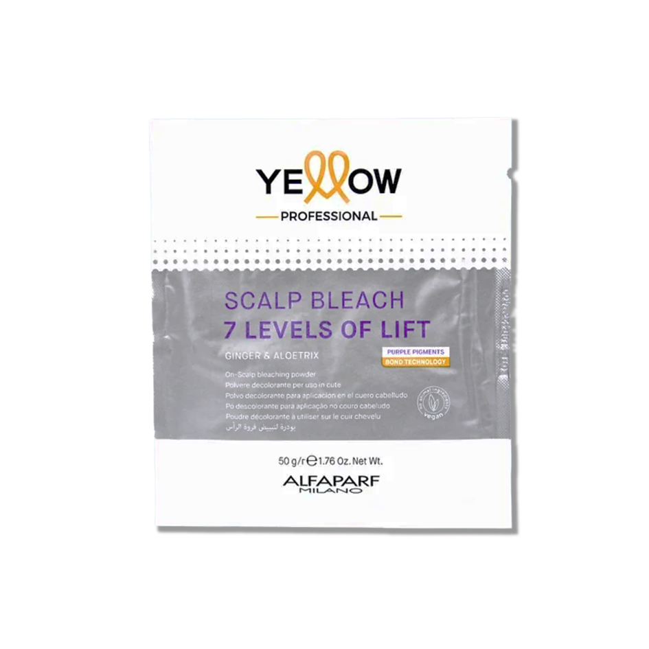 Decolorante Scalp Bleach Powder 7 Niveles Yellow Alfaparf 50 g