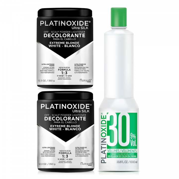 Decolorante Platinoxide + Peróxido 30 Volumenes