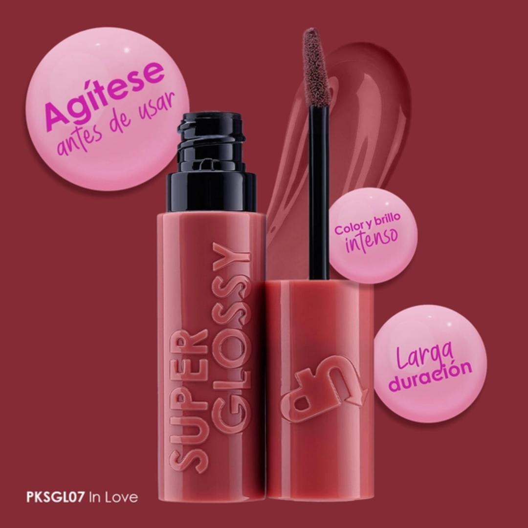 Super Glossy Pink Up