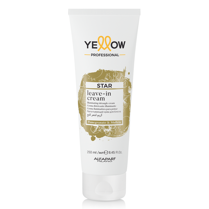 Crema de Peinado Iluminadora Leave In Star Yellow Alfaparf 250ml