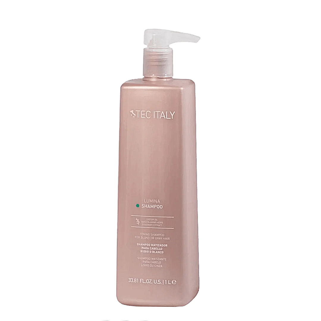 Shampoo Lumina para Cabello Cano, Rubio o Decolorado Tec Italy