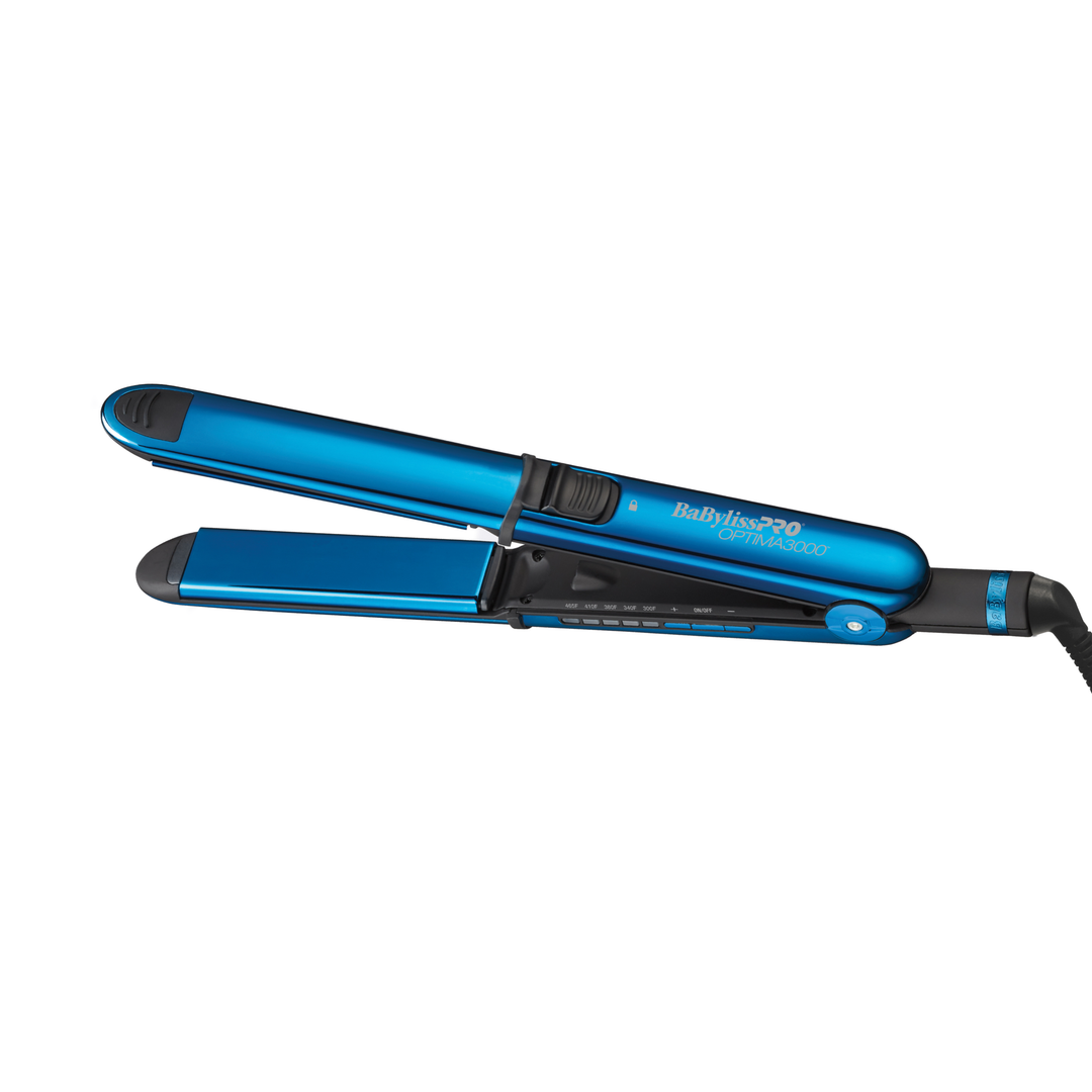 Plancha Optima 3300 de 3.17 cm ( 1 ¼") Azul Eléctrico BaBylissPRO BABSSMB3000TC