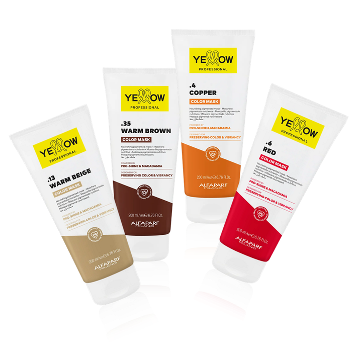 Tratamiento para Reavivar el Color Refresh Mask Yellow Alfaparf 250 ml