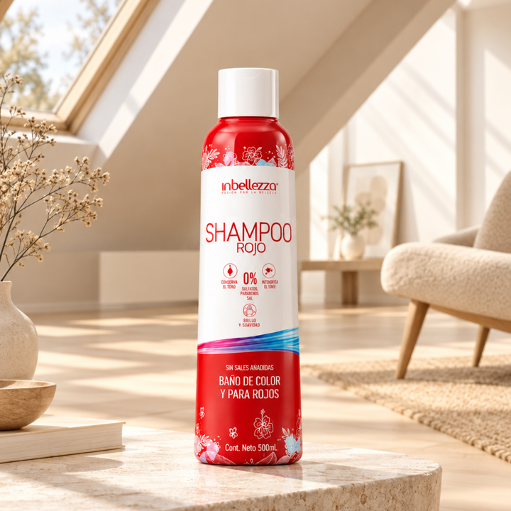 Shampoo Matizador Rojo 500 g - IN BELLEZZA