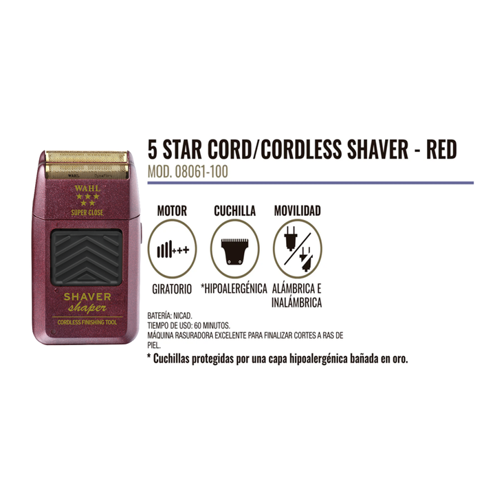 Shaver 5 Star Rasuradora Wahl 8061