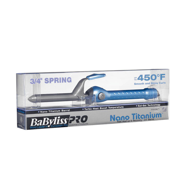 Tenaza Nano Titanio de 1.9 cm (¾") BaBylissPRO BABNT5075SES