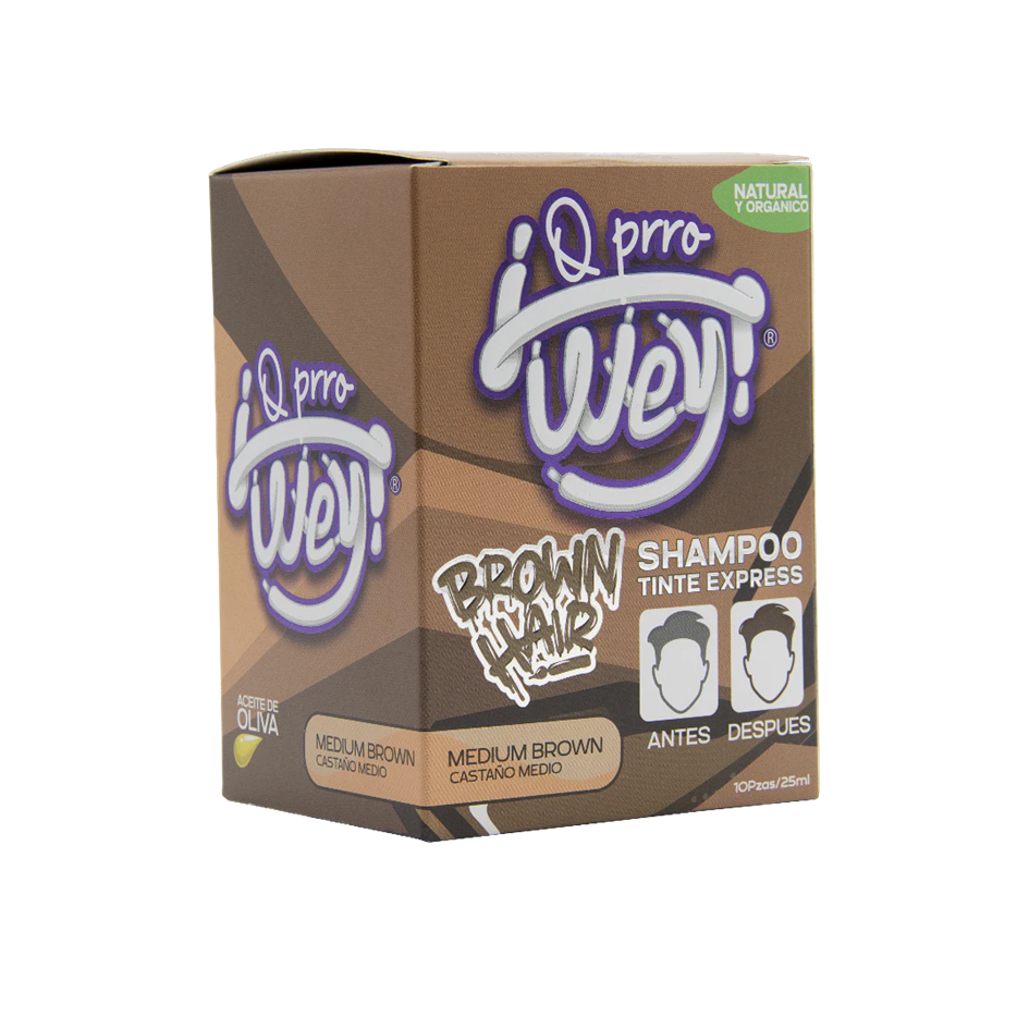 Shampoo Tinte Express Castaño Claro Q Prro Wey