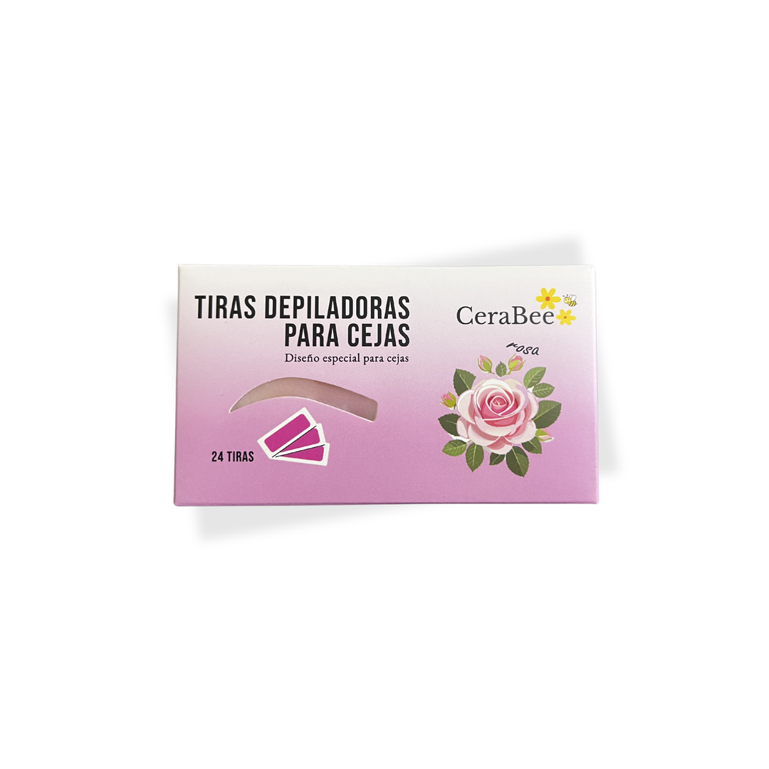 Tiras depilatorias para Cejas CeraBee