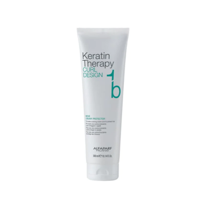 Tratamiento para Permanente (1b) Move Creamy Protector Keratin Therapy Curl Design Alfaparf 300ml