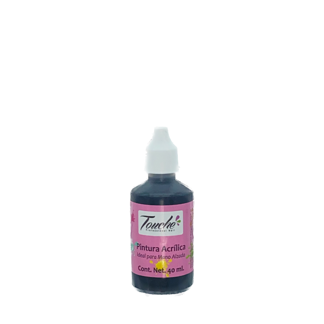 Pintura Acrílica Negro Intenso Touche 40 ml