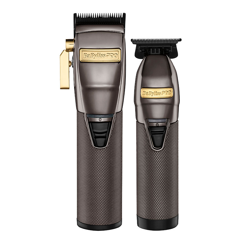 Clipper y Trimmer Recortadoras Gris Plomo Combo BaBylissPRO FXHOLPK2GMGES