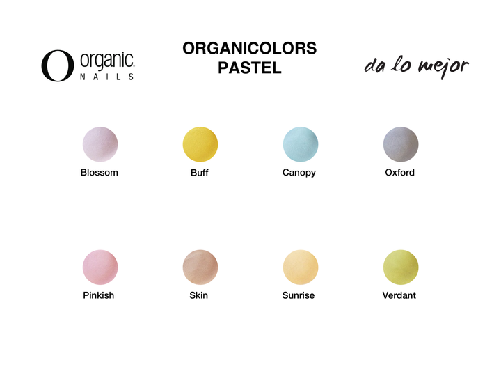 Organicolors Pastel 7 g c/u Organic Nails