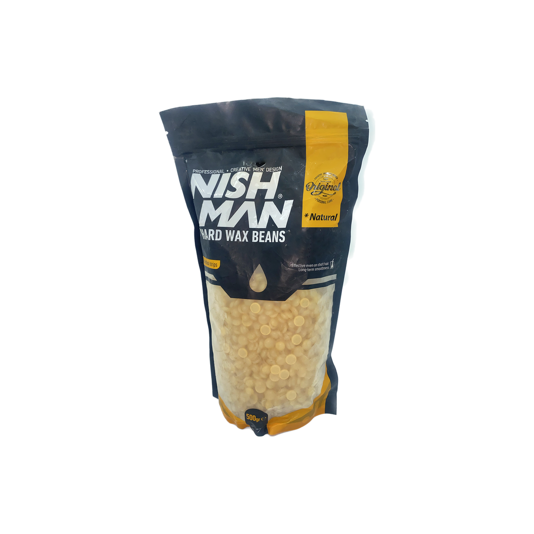 Cera para Depilar Granulada Natural Profesional NISH MAN 500 g