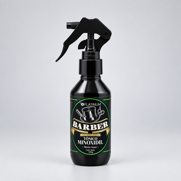 Tónico con Minoxidil, Argán y Áloe 120 g - BARBER