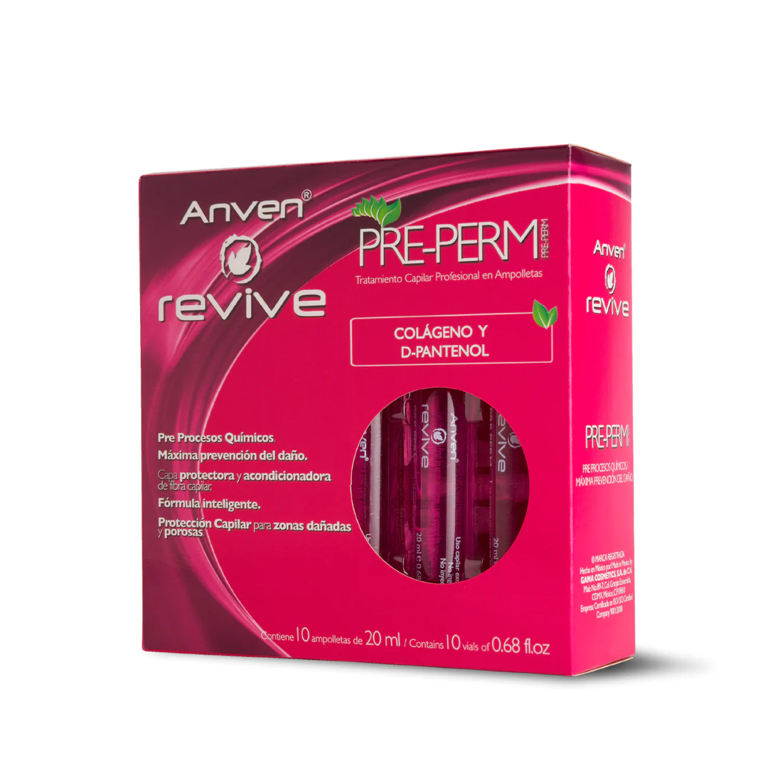 Revive Pre-perm Anven 10 Ampolletas 20ml c/u